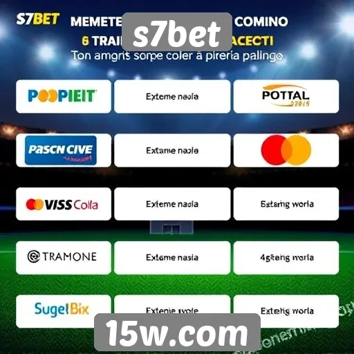 Comparação de métodos de pagamento no s7bet