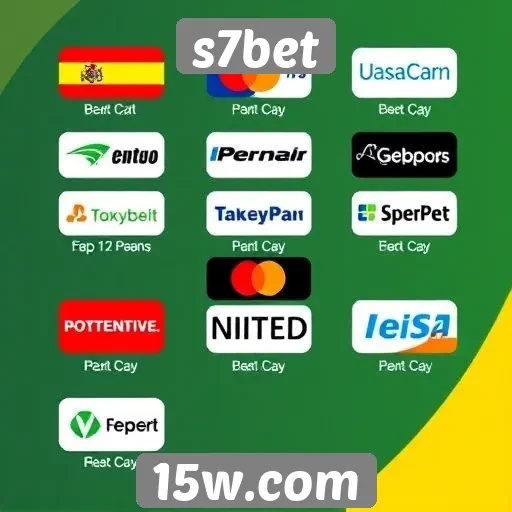 Opcões de pagamento oferecidas pelo s7bet